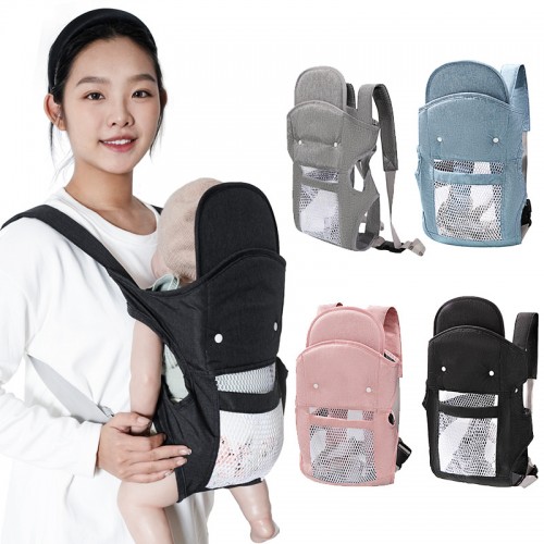 Portabebés ergonómico diseñado para brindar comodidad y seguridad tanto al bebé con correas ajustables. Venta al por mayor ZE-2865