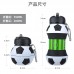 Botella de agua deportiva plegable de silicona con diseño de balón de fútbol, práctica y divertida. Ideal para niños, deportistas y fanáticos del futbol. Venta por mayoreo ZE-2880