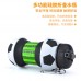 Botella de agua deportiva plegable de silicona con diseño de balón de fútbol, práctica y divertida. Ideal para niños, deportistas y fanáticos del futbol. Venta por mayoreo ZE-2880