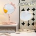 Espejo de tocador con diseño de orejas decorativas, base organizadora para joyería y maquillaje con rotación ajustable. Ideal para escritorio. Venta por mayoreo ZF-00337