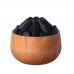Humidificador decorativo con efecto fuego y diseño de carbón, ideal para decoración y aromaterapia. Venta por Mayoreo ZF-00355