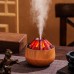 Humidificador decorativo con efecto fuego y diseño de carbón, ideal para decoración y aromaterapia. Venta por Mayoreo ZF-00355