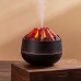 Humidificador decorativo con efecto fuego y diseño de carbón, ideal para decoración y aromaterapia. Venta por Mayoreo ZF-00355