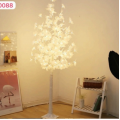árbol decorativo blanco 180cm con luces led cálidas para interiores y eventos, elegante diseño con mariposas, modelo zfm-0088, venta por mayoreo