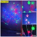 Árbol decorativo LED de 1.5 m con luces multicolor, diseños de pelota, estrella o rosa. Ideal para Navidad o decoración de fiestas y jardines. Venta al por mayor ZFM-0099