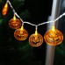 Guirnalda luz led calabaza Halloween 20 metros, 10 luces USB, decoración festiva, venta por mayoreo ZFM-0100