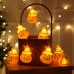 Guirnalda calabazas LED 2m con 10 luces USB para Halloween. Venta por mayoreo ZFM-0102
