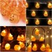 Guirnalda calabazas LED 2m con 10 luces USB para Halloween. Venta por mayoreo ZFM-0102
