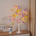 Árbol decorativo con luces LED y mariposas de colores, ideal para ambientar espacios, conexión USB. Venta por mayoreo ZFM-0121