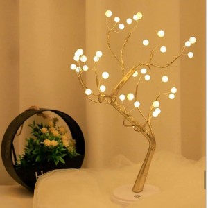 Árbol con luz LED USB lámpara decorativa, luz ambiental de escritorio. Venta por mayoreo ZFM-0126