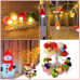 Serie de luces decorativas LED USB 2 metros con 10 focos y gorritos tejidos multicolor venta por mayoreo ZFM-0152