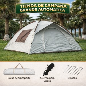 Tienda de Campaña Grande Automática Impermeable para Camping Venta por Mayoreo ZH178