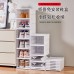 Organizador de zapatos apilable con puerta frontal transparente – Caja para calzado – Venta por mayoreo ZH272