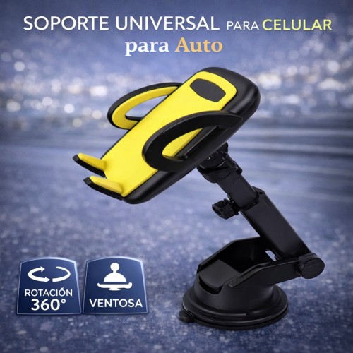 Soporte Universal para Celular con Ventosa y Brazo Flexible para Auto por Mayoreo ZJ156