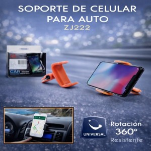Soporte para Celular de Ventila Compacto para Auto por Mayoreo ZJ222