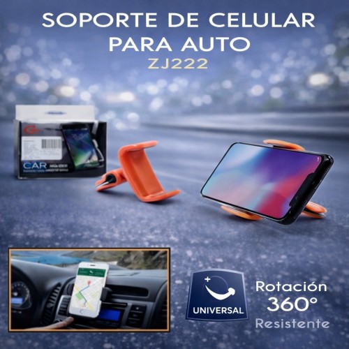 Soporte para Celular de Ventila Compacto para Auto por Mayoreo ZJ222