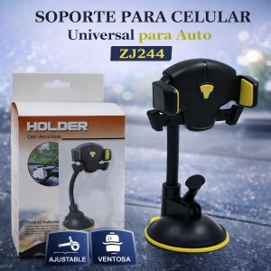 Soporte Universal para Celular con Ventosa para Auto por Mayoreo ZJ244
