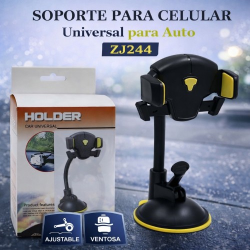 Soporte Universal para Celular con Ventosa para Auto por Mayoreo ZJ244