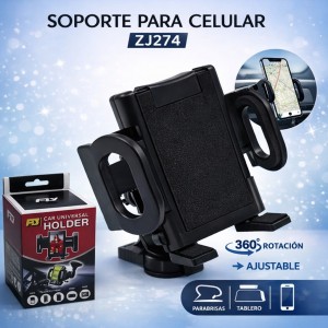 Soporte Universal para Celular para Auto por Mayoreo ZJ274