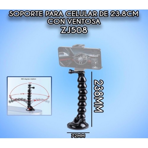 Soporte para auto con ventosa ZJ508