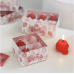 Velas aromáticas de fresa (juego de 4 piezas) para San Valentín ZO1019