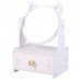 Espejo de tocador con cajón organizador y orejas decorativas – Modelo ZY5002 – Venta por mayoreo