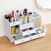 Caja organizador de almacenamiento para cosméticos de madera con espejo (40*20) al por mayor ZY5069