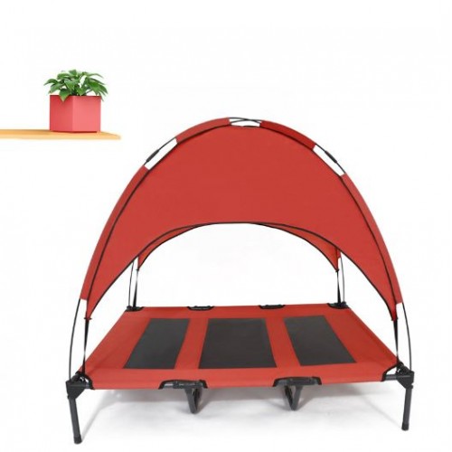 Cama elevada de camping para mascotas, perrera, para exteriores CW81