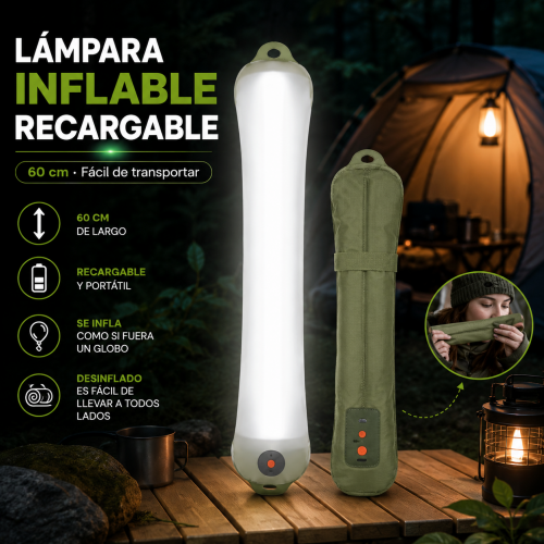 LÁMPARA INFLABLE RECARGABLE
