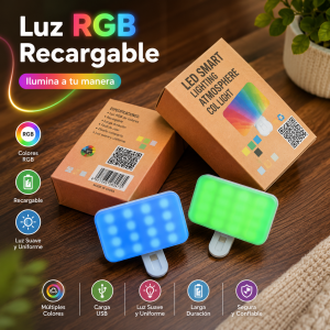 Luz LED RGB con Clip A44 BGD-1344