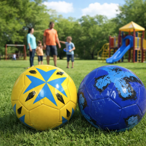 Pelota de fútbol infantil número 2 con diseño de estrellas. Ideal para niños pequeños, juegos recreativos y venta por mayoreo. Mod. pelota-014.