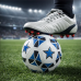 Pelota de fútbol número 5 con diseño de estrellas. Ideal para uso recreativo, escolar y deportivo. Mundial 2026. Venta por mayoreo pelota-330.