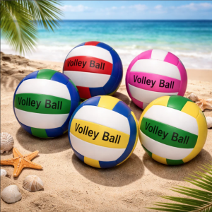 Pelota de voleibol número 5 con colores surtidos, ideal para uso escolar y recreativo. Venta por mayoreo pelota-440