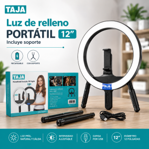 Luz de Relleno Portátil 12" HW-00401