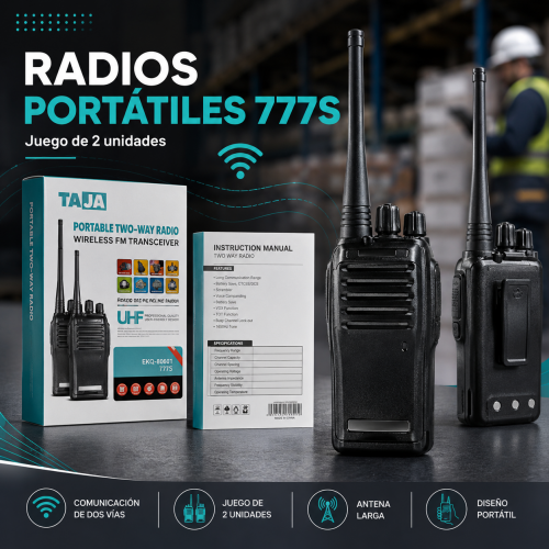 RADIOS PORTÁTILES 777S RADIOS PORTÁTILES 777S