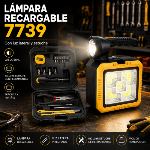 LÁMPARA RECARGABLE 7739