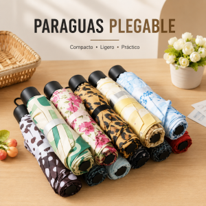 Paraguas plegable estampado por mayoreo