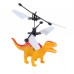 Mini drone con sensor de gestor con luz led de dinosaurios con carga USB TOY638