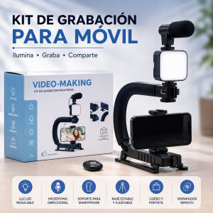Kit para Smartphone con Luz y Micrófono A45