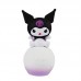 Lámpara nocturna Kuromi sentada sobre luna con luz LED cálida decorativa, ideal para recámara infantil, venta al por mayor yqd-124-C