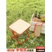 Silla plegable portátil tipo taburete, ligera y compacta, ideal para camping, picnic, playa y actividades al aire libre. Diseño práctico de bolsillo para fácil transporte. Venta por mayoreo zdd441.