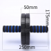 Rueda para hacer ejercicio, rueda de 50mm y 175mm, accesorio para hacer ejercicio, Mayoreo W-RJSY2740 