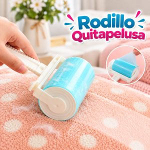 Rodillo Quitapelusas Manual para Ropa, Cobijas y Telas con Mango Ergonómico. Venta por mayoreo