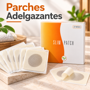 Parches corporales adhesivos Slim Patch en presentación de 30 piezas. Prácticos, individuales y fáciles de aplicar. Venta por mayoreo.